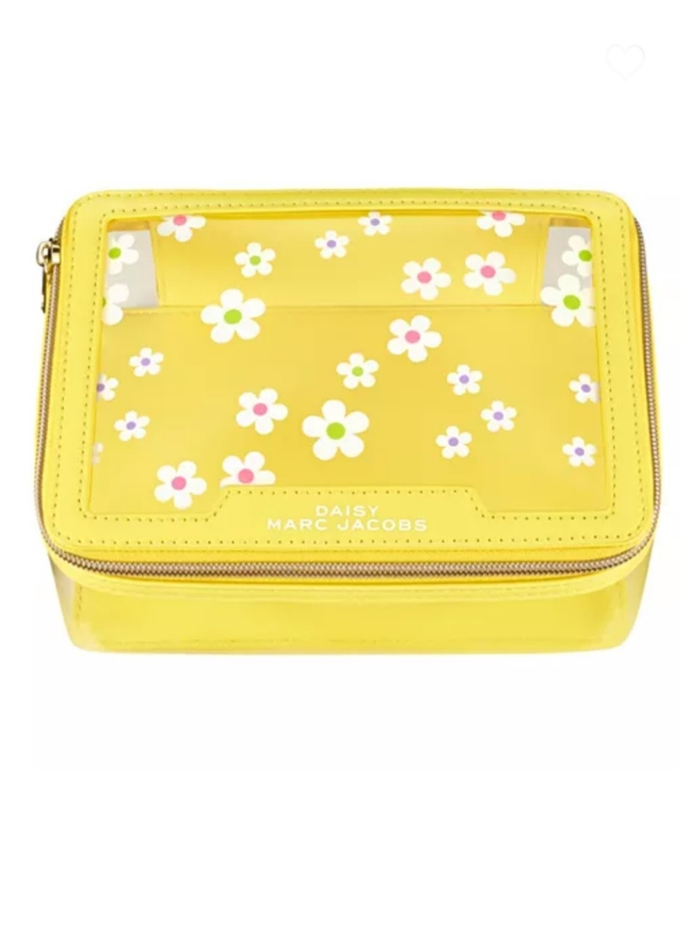 Marc Jacobs Daisy Yellow Floral Cosmetic Bag